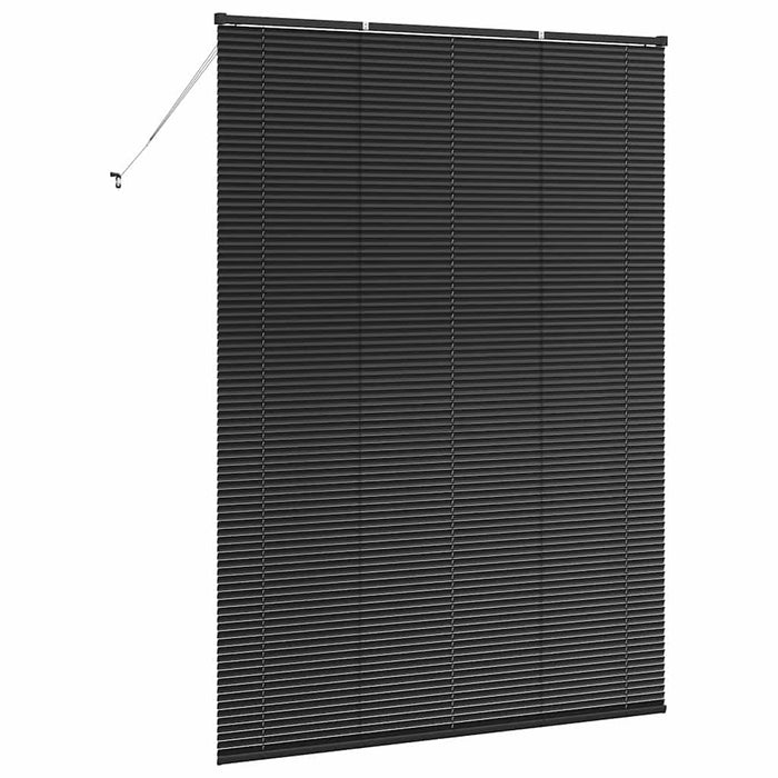 Jaluzele venetiene Manual Negru 220 x 155 cm Aluminiu - WALTI WALTI