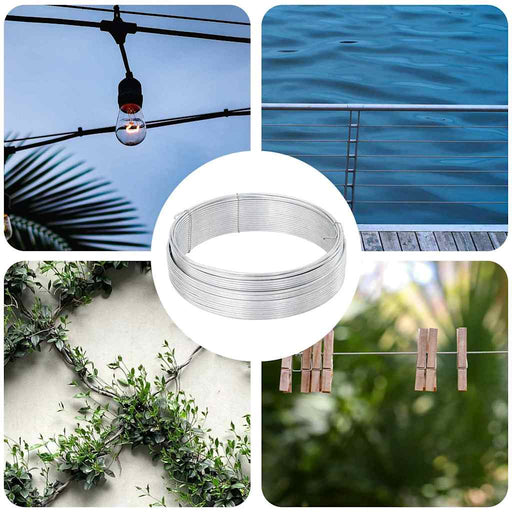 Sârmă de legare pentru gard Argintiu 80 m - WALTI WALTI