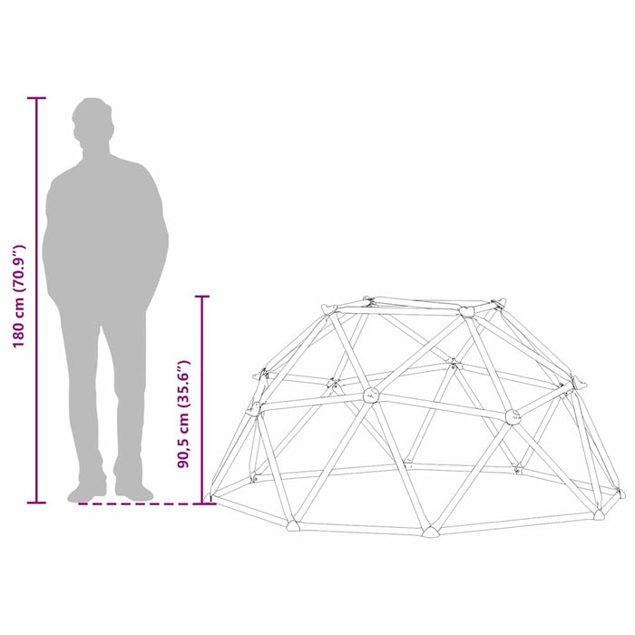 Dome de escaladă albastru Oțel - WALTI WALTI