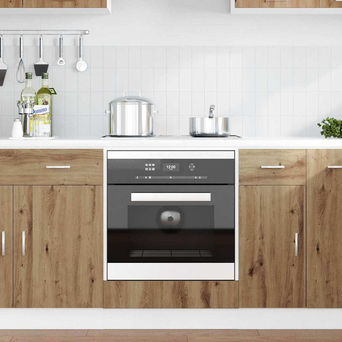 Dulap de cuptor Riga stejar artizanal 60 x 46 x 81.5 cm - WALTI WALTI