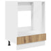 Dulap de cuptor Riga stejar artizanal 60 x 46 x 81.5 cm - WALTI WALTI