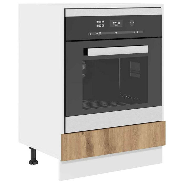 Dulap de cuptor Riga stejar artizanal 60 x 46 x 81.5 cm - WALTI WALTI