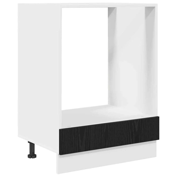 Dulap de cuptor Riga Stejar negru 60 x 46 x 81,5 cm - WALTI WALTI