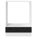 Dulap de cuptor Riga Stejar negru 60 x 46 x 81,5 cm - WALTI WALTI