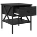 Cabinet de Noptieră cu sertar Stejar negru 40 x 42 x 45 cm - WALTI WALTI
