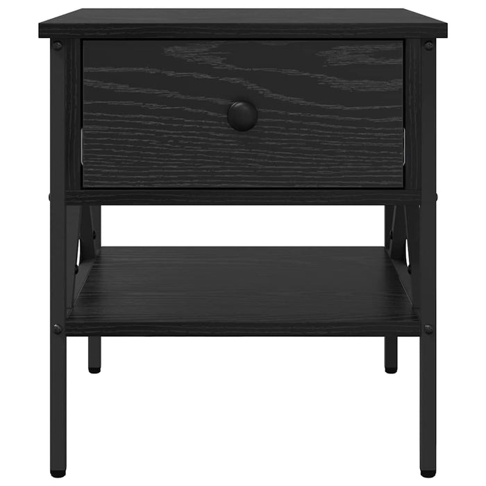 Cabinet de Noptieră cu sertar Stejar negru 40 x 42 x 45 cm - WALTI WALTI