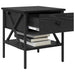 Cabinet de Noptieră cu sertar Stejar negru 40 x 42 x 45 cm - WALTI WALTI