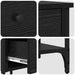 Dulap de noapte cu sertar Stejar Negru 33.5 x 36 x 70 cm - WALTI WALTI