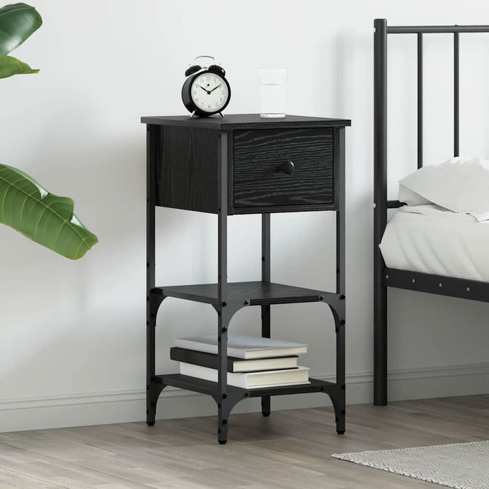 Dulap de noapte cu sertar Stejar Negru 33.5 x 36 x 70 cm - WALTI WALTI