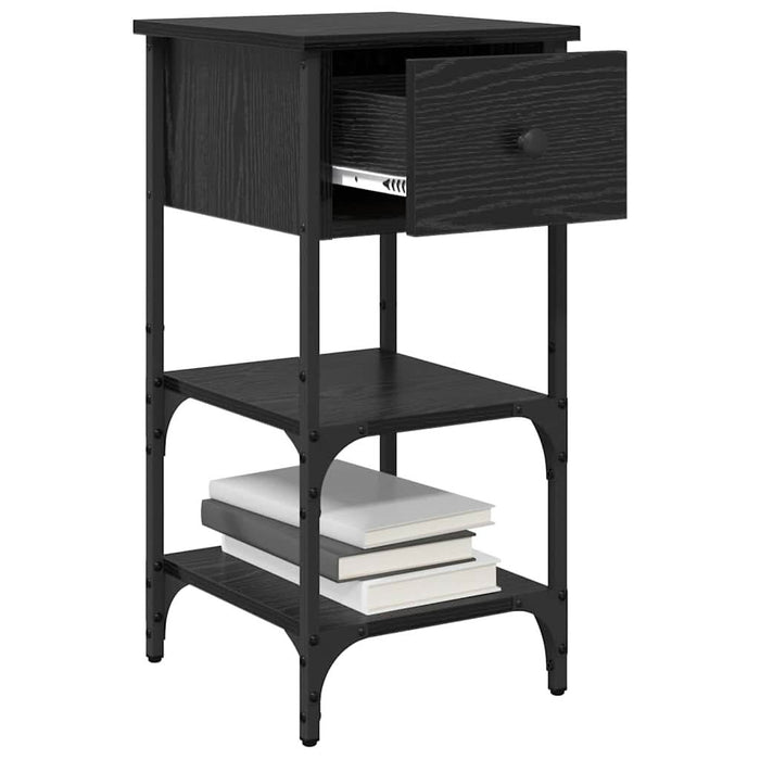 Dulap de noapte cu sertar Stejar Negru 33.5 x 36 x 70 cm - WALTI WALTI