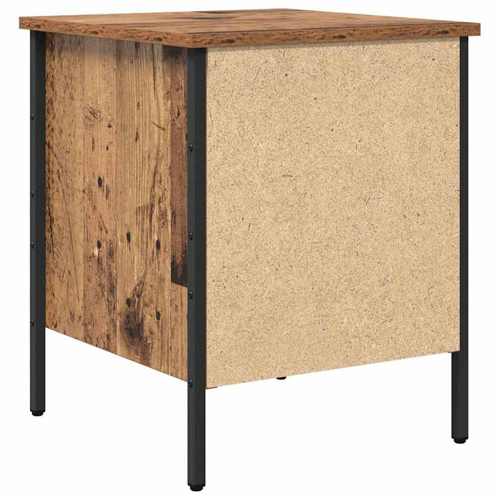 Noptieră Lemn vechi 40 x 42 x 50 cm Lemn compus și metal - WALTI WALTI
