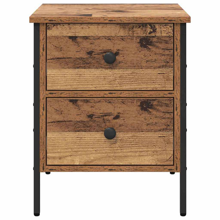 Noptieră Lemn vechi 40 x 42 x 50 cm Lemn compus și metal - WALTI WALTI