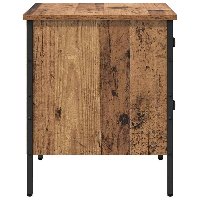 Noptieră Lemn vechi 40 x 42 x 50 cm Lemn compus și metal - WALTI WALTI