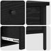 Noptieră Stejar negru 40 x 42 x 50 cm Lemn compus și metal - WALTI WALTI