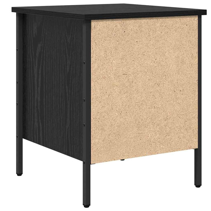 Noptieră Stejar negru 40 x 42 x 50 cm Lemn compus și metal - WALTI WALTI