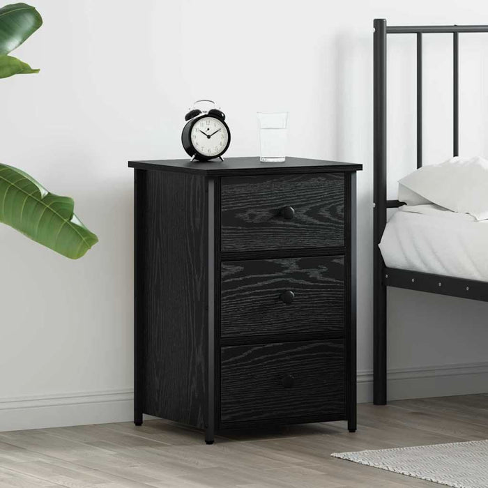 Dulap de noapte cu sertar Stejar Negru 40 x 36 x 60 cm - WALTI WALTI