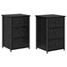 Dulap de noapte cu sertar 2 pcs Stejar Negru 40 x 36 x 60 cm - WALTI WALTI