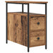 Dulap de noapte Lemn vechi 30 x 60 x 60 cm Lemn compozit - WALTI WALTI