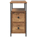 Dulap de noapte Lemn vechi 30 x 60 x 60 cm Lemn compozit - WALTI WALTI