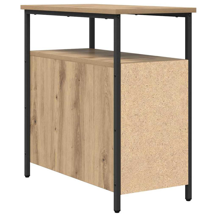 Dulap de noapte stejar artizanal 30 x 60 x 60 cm Lemn compozit - WALTI WALTI