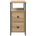 Dulap de noapte stejar artizanal 30 x 60 x 60 cm Lemn compozit - WALTI WALTI
