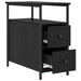 Dulap de noapte Stejar negru 30 x 60 x 60 cm Lemn compozit - WALTI WALTI