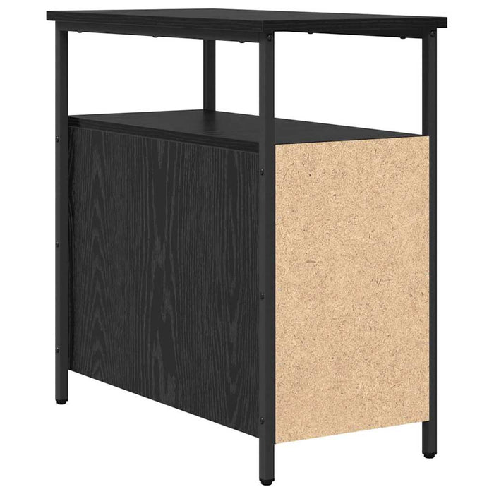 Dulap de noapte Stejar negru 30 x 60 x 60 cm Lemn compozit - WALTI WALTI