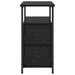Dulap de noapte Stejar negru 30 x 60 x 60 cm Lemn compozit - WALTI WALTI