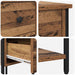 Dulap de noapte Lemn vechi 32 x 42 x 70 cm Lemn compozit - WALTI WALTI