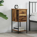 Dulap de noapte Lemn vechi 32 x 42 x 70 cm Lemn compozit - WALTI WALTI