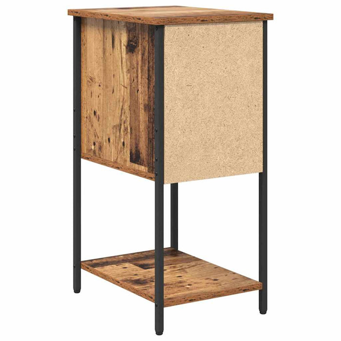 Dulap de noapte Lemn vechi 32 x 42 x 70 cm Lemn compozit - WALTI WALTI