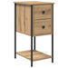 Dulap de noapte 2 pcs stejar artizanal 32 x 42 x 70 cm - WALTI WALTI