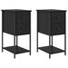 Dulap de noapte cu sertar 2 pcs Stejar negru 32 x 42 x 70 cm - WALTI WALTI