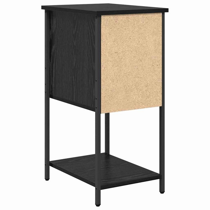 Dulap de noapte cu sertar 2 pcs Stejar negru 32 x 42 x 70 cm - WALTI WALTI