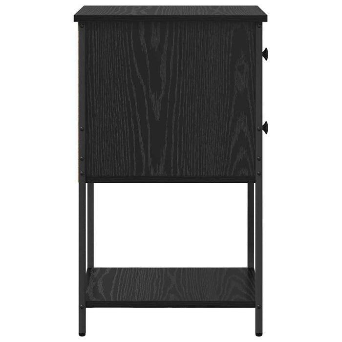 Dulap de noapte cu sertar 2 pcs Stejar negru 32 x 42 x 70 cm - WALTI WALTI
