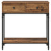 Masă de consolă Lemn vechi 75 x 34,5 x 75 cm Lemn compozit - WALTI WALTI