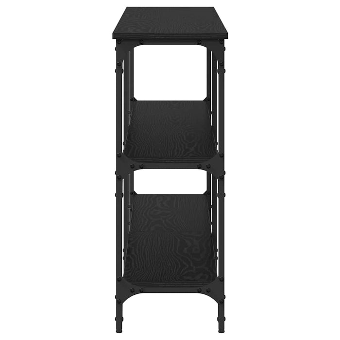 Masă de Consolă cu raft Stejar negru 200 x 29 x 75 cm - WALTI WALTI