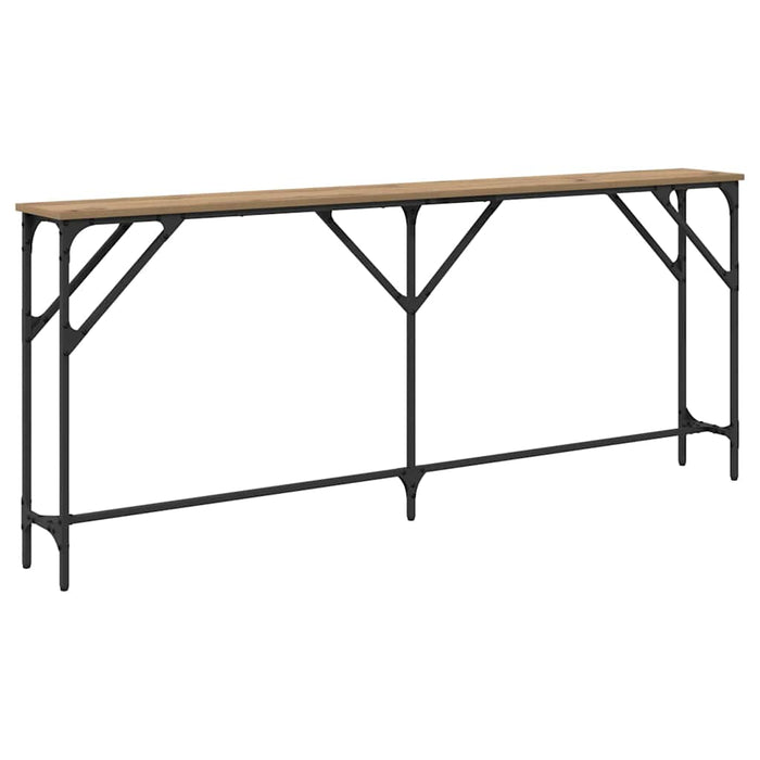 Masă de consolă stejar artizanal 180 x 23 x 75 cm - WALTI WALTI