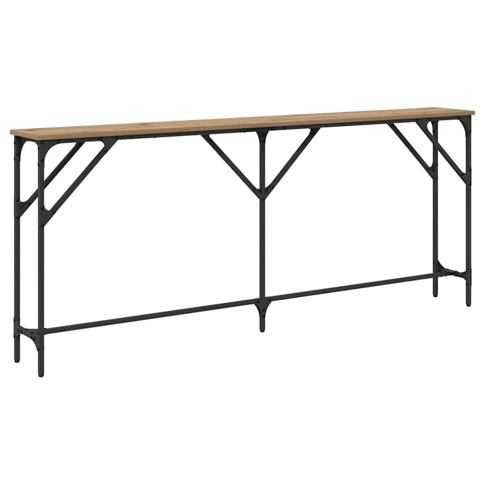 Masă de consolă stejar artizanal 180 x 23 x 75 cm - WALTI WALTI