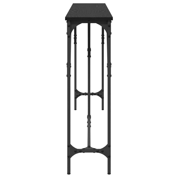 Masă de consolă Stejar negru 180 x 23 x 75 cm - WALTI WALTI
