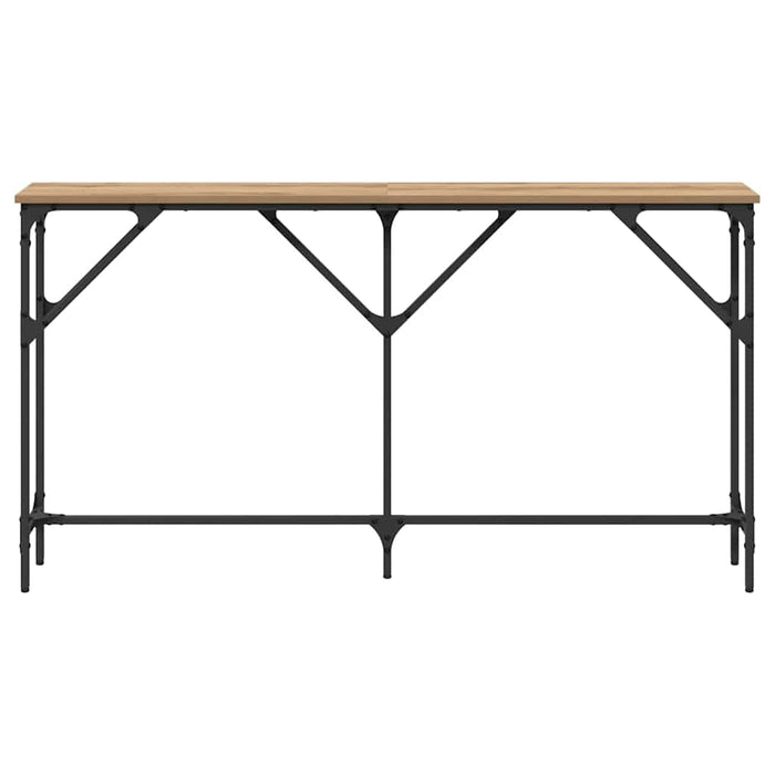 Masă de consolă stejar artizanal 140 x 23 x 75 cm - WALTI WALTI