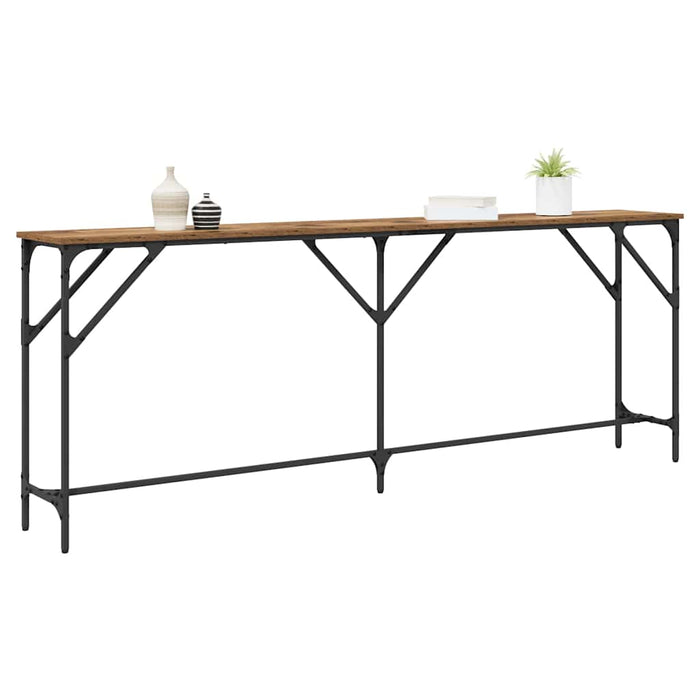 Masă de consolă Lemn Vechi 200 x 29 x 75 cm - WALTI WALTI