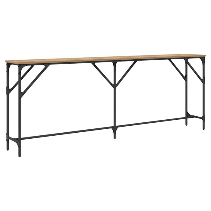 Masă de consolă stejar artizanal 200 x 29 x 75 cm - WALTI WALTI