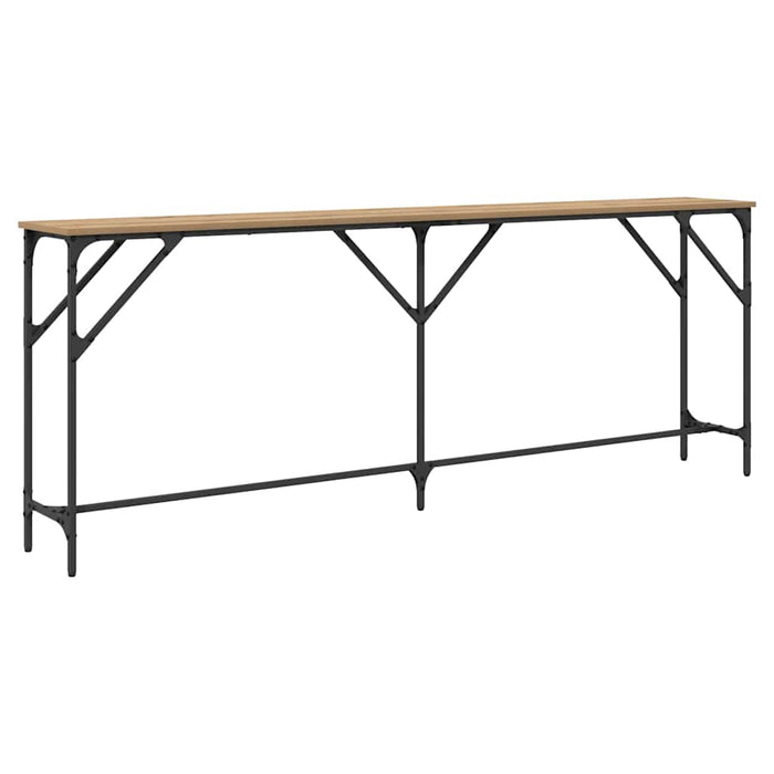 Masă de consolă stejar artizanal 200 x 29 x 75 cm - WALTI WALTI
