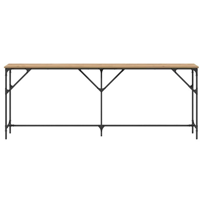 Masă de consolă stejar artizanal 200 x 29 x 75 cm - WALTI WALTI