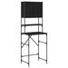 Dulap pentru mașina de spălat Negru 0ak 68 x 48,5 x 194 cm - WALTI WALTI