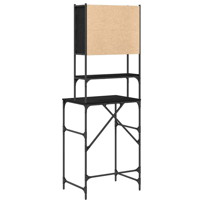 Dulap pentru mașina de spălat Negru 0ak 68 x 48,5 x 194 cm - WALTI WALTI