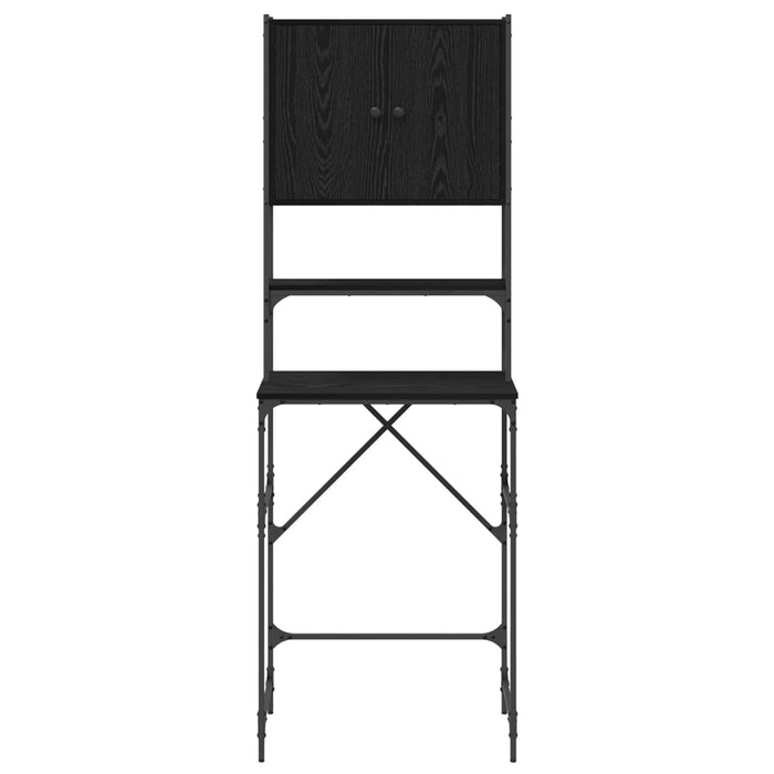 Dulap pentru mașina de spălat Negru 0ak 68 x 48,5 x 194 cm - WALTI WALTI