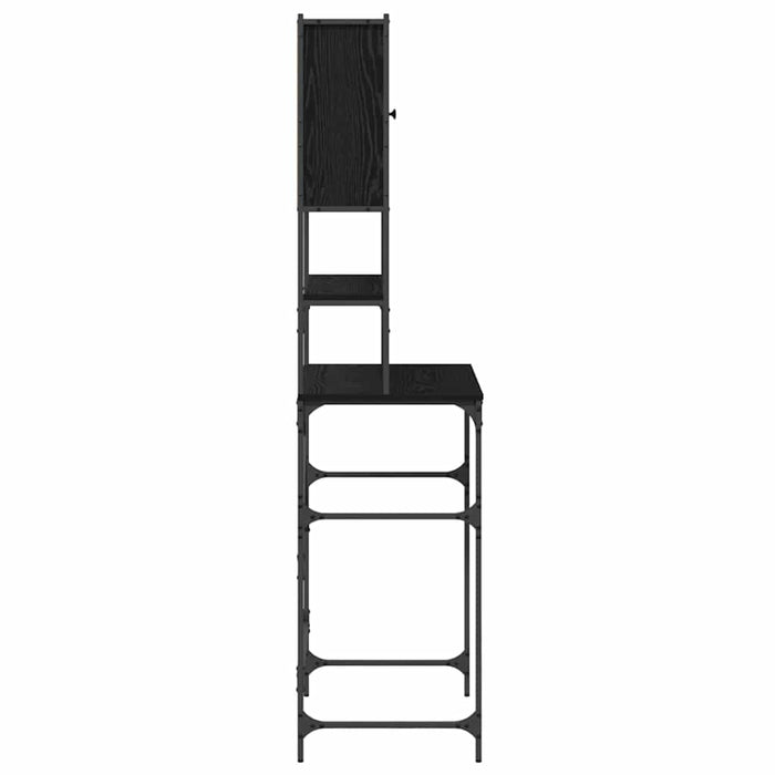 Dulap pentru mașina de spălat Negru 0ak 68 x 48,5 x 194 cm - WALTI WALTI