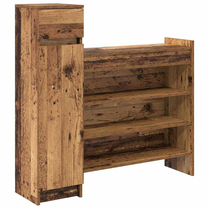Dulap pentru pantofi cu sertar Lemn vechi 100,5 x 28 x 100 cm - WALTI WALTI